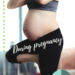 Exercise and pregnancy