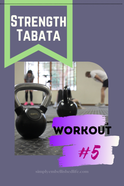 Strength tabata workout#5