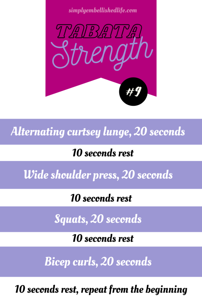 Tabata strength 9