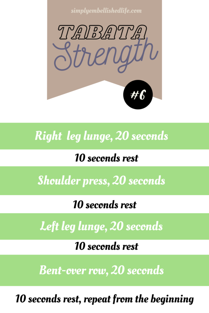 Strength Tabata 6