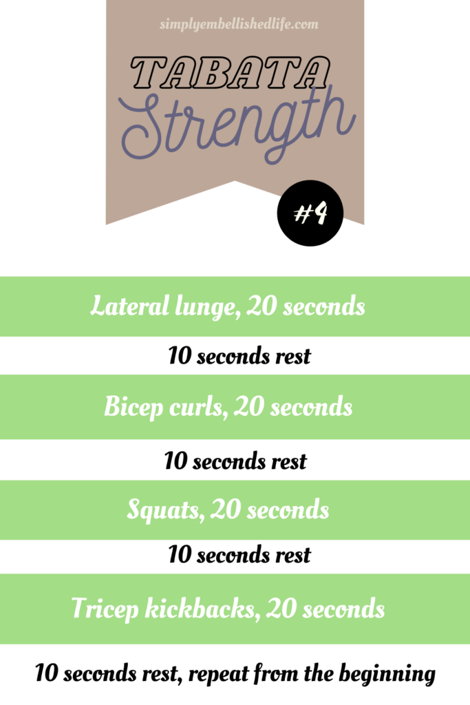 Strength Tabata 4