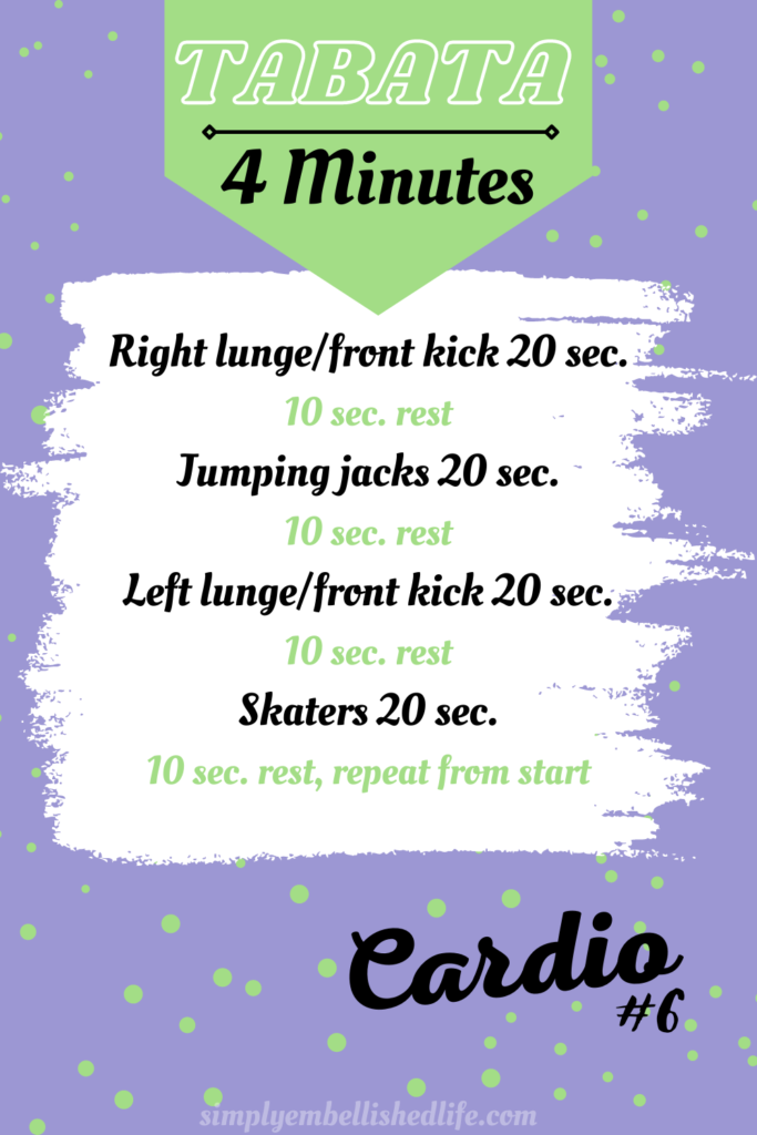 Cardio Tabata 6