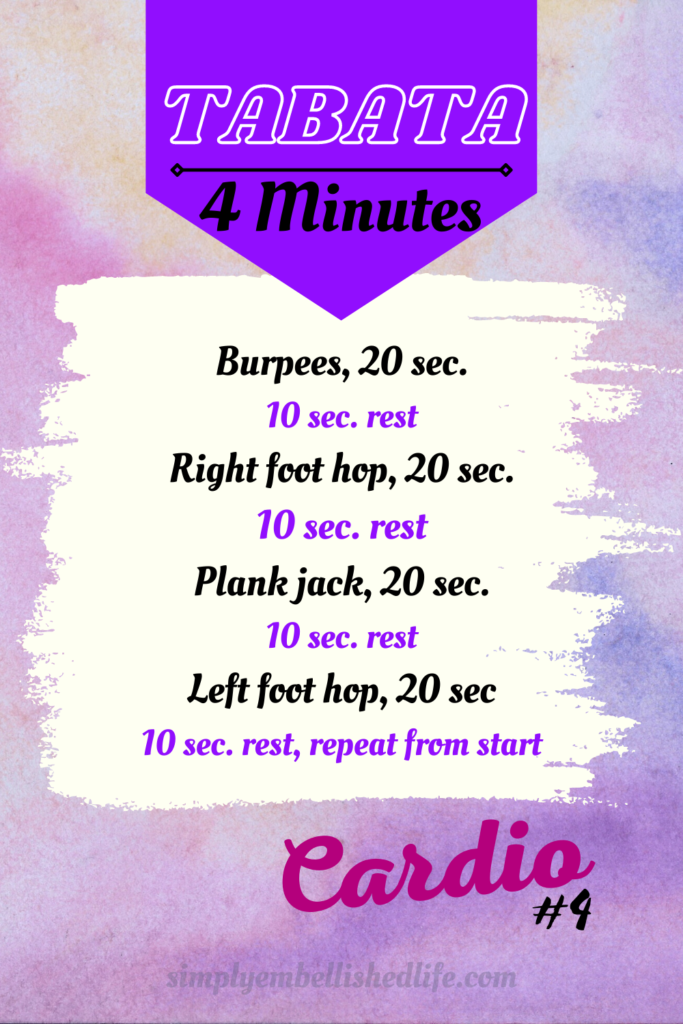 Cardio Tabata 4