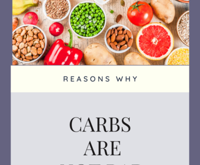 Carbs are not bad