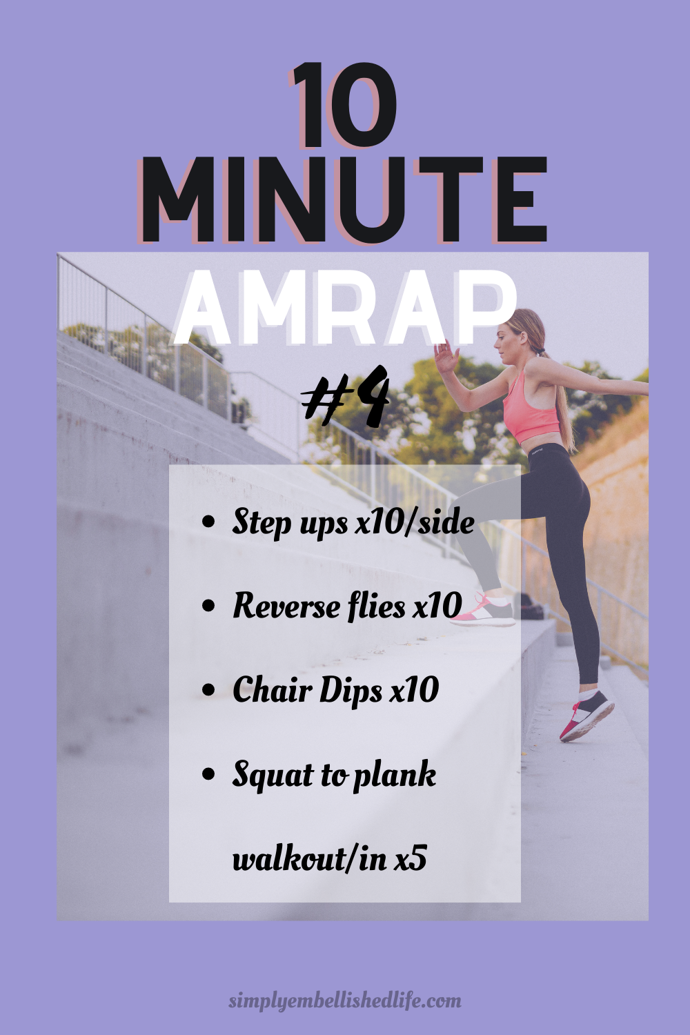 10 Minute AMRAP workout #4