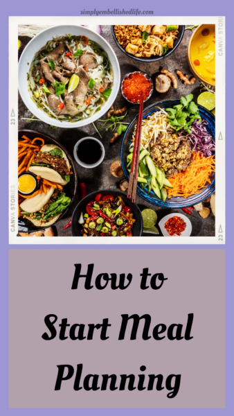 How to start meal planning