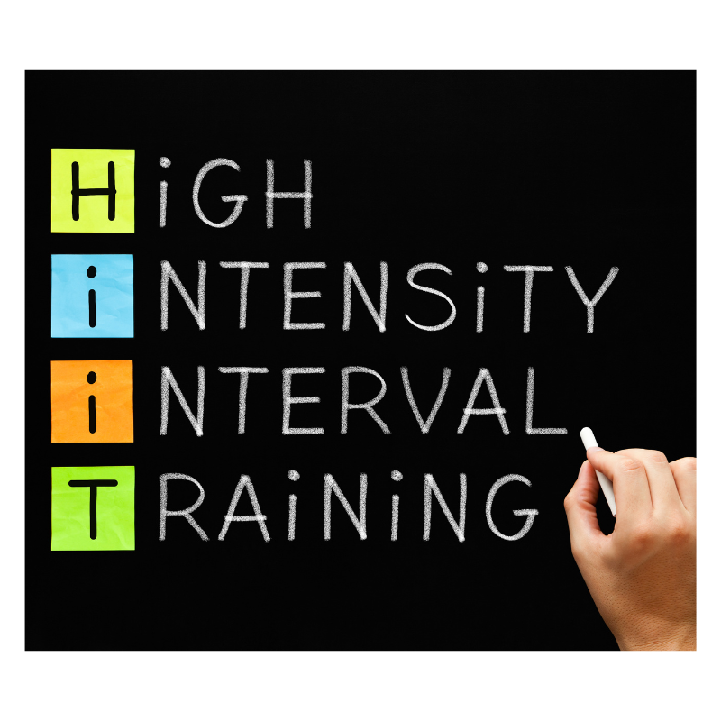 High intensity interval training workout format