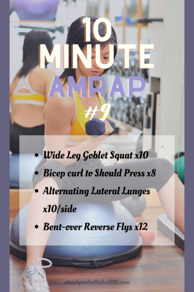 AMRAP workout #9