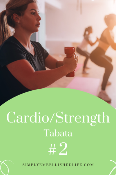 Cardio/Strength Tabata Workout #2