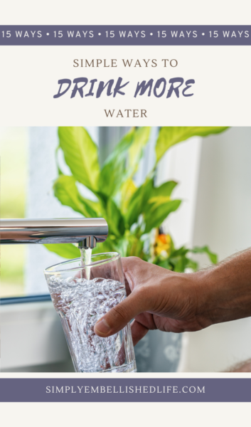 Drink more water