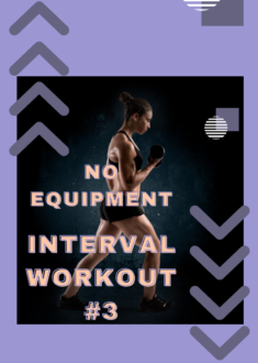 No equipment interval workout