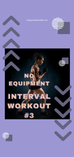 No equipment interval workout