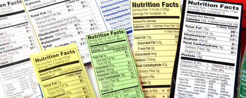 food labels other than ingredient lists