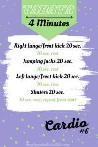 4 minute effective workout